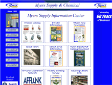 Tablet Screenshot of myerschemical.com
